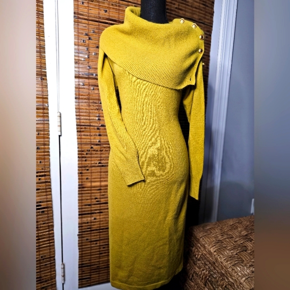 Outlander Dresses & Skirts - Outlander Green Sweater Dress